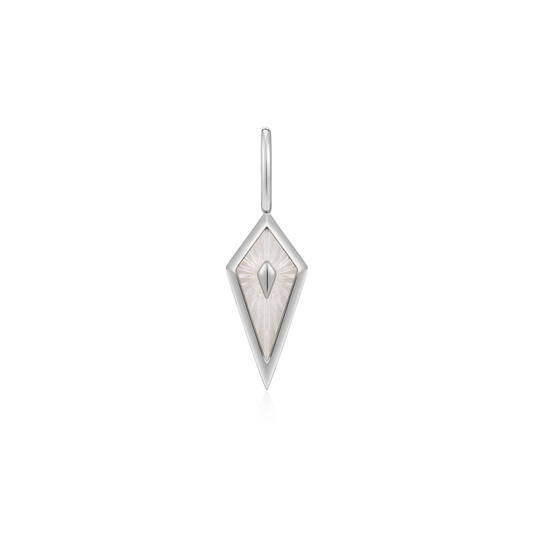  Pop Charms - Pendants - Silver / Rhodium plated - Pearl